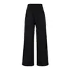 Pantalones Casuales de Pierna Recta para Deportes Aéreos de Cintura Alta, Nuevo Estilo Otoño e Invierno, Versátiles, Adelgazantes, Caída Suave, Holgados, Pantalones de Pierna Ancha Forrados de Polar