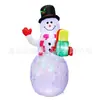 TEMU Cross Border Christmas Air Mold LED Luminoso Inflável Velho Homem Boneco de Neve Criativo Inflável Air Mold Produtos de Decoração de Feriado