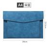 Bolsa de Documentos Magnética Tridimensional de Cuero Personalizada Tamaño A4 con Impresión de Logo, Bolsa para Archivos Administrativos de Negocios, Carpeta tipo Sobre