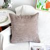 Fronha de almofada de veludo de lã de cordeiro de cor sólida, chenille, para quarto, capa de almofada para casa, decoração para casa