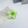 Pinza para el pelo de estilo vacacional romántico y colorido, popular transfronteriza, con flor de plumeria, accesorio floral fresco para el cabello para mujer