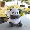 Corazón de niña caricatura lindo Oso del Norte Panda cubierta para pañuelos portapañuelos caja de pañuelos coche hogar caja de pañuelos de peluche