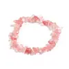Pulsera de Grava de Cristal Natural Ágata Transfronteriza Pulsera Irregular Desmagnetizante Joyería DIY Pulsera Terminada