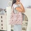 [Edición de Copyright] Nuevo Bolso de Hombro de Lona con Estampado de Dibujos Animados Bolso de Axila para el Trabajo Gran Capacidad Bolso de Lona para Estudiantes