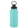 Termo de acero inoxidable de doble capa de 18 oz, 32 oz, 40 oz y 304 ml para deportes al aire libre, se puede equipar con varias tapas.