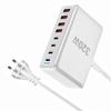 Carregador de Mesa PD 320W 4A4C Nitreto de Gálio 8 Carregadores PD Novo Carregador PD Multifuncional 320W