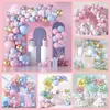Macaron Balão terno Cena Layout Balão Arco Casamento Aniversário Festa Decoração Loja Balão Cadeia Pacote