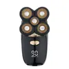 Cortador de Cabelo Lico Transfronteiriço para Cabeça Calva Lk-9370 Aparador Elétrico para Cabeça Calva Barbeador de Nove Lâminas Atacado
