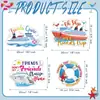 Adesivos Marítimos de Cruzeiro Adesivos Magnéticos Adesivos Decorativos de Desenho Animado Suprimentos para Festa Adesivos de Carro Adesivos de Geladeira Hatch Verão