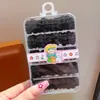 Gomas para el pelo tipo cable de teléfono para niños, aptas para bebés, alta elasticidad, gomas para el pelo de colores dopamina para cabello rizado de niñas