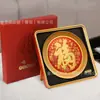 Adornos Tridimensionales de Lámina de Oro Puro 999, Pinturas Decorativas para el Hogar, Regalos Promocionales, Recuerdos, Regalos Artesanales de Pintura con Lámina de Oro