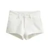 Hermosa Serie de Entrepierna ~ Pantalones Cortos de Cintura Baja para Chicas Calientes que Cubren los Glúteos y la Entrepierna Redonda Hot Pants Verano Nuevo Alta Elasticidad Pantalones de Baile Sexy