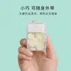 Pastilla de jabón desechable para viaje, pastilla de jabón portátil, pastilla mini de pétalo para lavado de manos para estudiantes y niños, caja