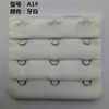 Extensor de Sujetador de Acero Inoxidable de Tres Filas y Tres Ganchos, Broche Extensor de Lencería de Tres Filas y Tres Ganchos, Venta Directa del Fabricante, Incluye Carta de Colores