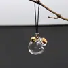 Una variedad de botella de los deseos botella flotante transparente mini pequeña colgante para teléfono móvil colgante diy botella de vidrio de madera