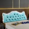 Estilo Simple Color Sólido Cojín de Mesita de Noche al por Mayor Estilo Europeo Suave Cojín Lumbar para Cama Cojín Grande Tatami Suministro Directo de Fábrica