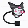 Tapa para pajita Sanrio, funda de silicona de grado alimenticio para pajita, tapa antipolvo para pajita de 10 mm, tapón para pajita de 8 mm