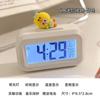 Reloj despertador pequeño de dibujos animados tridimensional lindo temporizador de doble propósito estudiantes despertarse dormitorio escritorio mini reloj electrónico