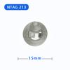 Pegatina de chip NFC NTAG213 Inlay húmedo Adhesivo transparente NFC215 Etiqueta electrónica Pegatina táctil anti-metal