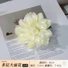 Acessórios de Cabelo de Dália em Camadas da Dinastia Han, Adorno de Cabeça de Flor de Seda, Pente de Cabelo, Grampo de Cabelo, Flor Artificial, Pente de Cabelo de Flor Estilo Tang, Vestuário Estilo Antigo