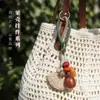 Nuevo Llavero Sonajero de Cáscara de Fruta de Planta Natural Colgante para Bolso de Coche Estilo Vintage Joyería de Sanación Acústica Accesorio