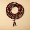 Atacado Sandália de Sangue Sândalo Africano Folha Pequena Sândalo Vermelho Contas Budistas, Vários Estilos e Especificações, Pulseiras Estilo Étnico, Contas de Rosário