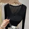 Cardigã de Tricô, Estilo Verão Fino, Peça de Roupa Feminina, Gola V, Seda de Gelo Branca, Início da Primavera, Jaqueta de Proteção Solar Estilo Chanel, Top Curto