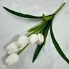Simulación 5 Tulipanes Decoración Guía de Camino Boda Flor Falsa Accesorios Fotografía Floricultura Adornos Flor Hogar Flor Artificial