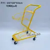 Carrito de compras rosa estilo niña para tomar fotos en puestos callejeros, KTV, carrito de mano de doble capa estilo japonés, carrito de almacenamiento