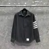 Directo de fábrica TB Tom otoño e invierno Nueva chaqueta camisa de pana para hombre y mujer con chaqueta abrigo de moda casual