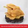 Fornecedor Direto do Fabricante Atacado Jade Bege Jade Pequeno Ornamentos Sapo Dourado Topázio Sapo Dourado Ornamentos de Jade Fornecimento Direto Presentes