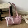 Bolsa de Axila Lisa de Color Nuevo Otoño 2026 Bolso de Mano Dulce Fresco Moda Simple Nicho Bolso de Hombro de Gran Capacidad