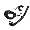 Set de Gafas de Buceo para Pescador Transfronterizo, Gafas de Pescador de PVC Ecológicas, Equipo de Snorkel con Tubo de Respiración Húmedo de Alta Definición y Transmitente de Luz