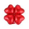 Globos de papel de aluminio de trébol de cuatro hojas de 18 pulgadas para fiestas navideñas, reuniones de cumpleaños, decoraciones de eventos, globos de papel de aluminio al por mayor