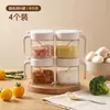 Juego de estantes de almacenamiento para tarros de condimentos de cocina, estante de almacenamiento para tarros de condimentos, tarro de sal y chile montado en la pared para el hogar