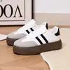 Zapatillas de Entrenamiento Alemanas Versátiles para Mujer, Populares Zapatillas Blancas de Suela Gruesa para Primavera y Verano, Zapatillas Deportivas Casuales de Moda, Zapatillas Retro Forrest Gump