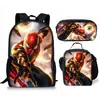 Homem Aranha: 2 Homem-Aranha: 2 Bolsa de Refeição de Três Peças Estojo Escolar Mochila para Estudante Bebê Amazon Fofa