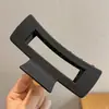 Pinza para el cabello de lujo de alta gama en color marrón, tamaño grande nuevo para cabello grueso, pinza de tiburón para recogidos en la parte posterior de la cabeza, accesorio para el cabello de uso diario