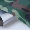 Tela Oxford Recubierta de Plata 500D con Estampado de Camuflaje de Flores Grandes de Jungla para Toldos Exteriores, Equipaje y Materiales de Tiendas de Campaña, Impermeable para Uso en Exteriores