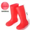 Botas de Chuva Femininas Antiderrapantes para Primavera e Verão, Botas Altas para Temporada Chuvosa, Botas de Trabalho Britânicas, Sapatos de Borracha da Moda, Sapatos Aquáticos Femininos 37, Botas de Água para Maré Alta