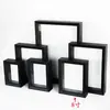 Porta-Retrato Oco 4cm Caixa Surpresa Boneca Brinquedo Armazenamento Moldura Oca Simples Criativo Ornamento de Pendurar Suporte de Exibição Moldura de Armazenamento Caixa Surpresa