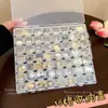 Caja de Almacenamiento para Joyería, Caja de Almacenamiento Transparente, Pastillero Mini Portátil Antioxidación, Organizador de Pendientes y Collares al por Mayor