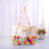 Bolsa de Lona con Logo Personalizado, Bolsa de Mano de Lona Portátil, Bolsa de Algodón con Cordón, Estuche para Lápices de Almacenamiento, Gran Capacidad, Hecho a Medida