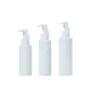 Botella de aceite esencial 100/120/150 ml botella vacía para limpiador facial plástico HDPE tipo prensa botella para acondicionador y aceite desmaquillante