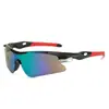 Nuevas gafas de sol deportivas para hombre y mujer, gafas de sol para montar al aire libre, venta al por mayor, gafas de parabrisas para bicicleta transfronterizas europeas y americanas.