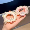 Gafas de Encaje Dulces Lazo para el Pelo de Gato Cuerda para el Pelo de Dibujos Animados Cola de Caballo Ins Chica Intestino Delgado Goma Elástica de Encaje Linda Tocado
