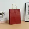 Venta directa de fábrica: Bolsas de papel kraft hechas a medida, incluyendo bolsas de asa larga, bolsas para regalos del Festival de Medio Otoño y bolsas para llevar café/bebidas, disponibles para venta al por mayor