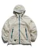 Chaqueta Ligera Rumeng con Capucha de Tacto Fresco para Protección Solar para Hombres y Mujeres, Chaqueta Fina de Verano para Exteriores con Bloqueo de Color y Protección UV