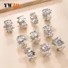 Joyería de Acero de Titanio de Moda Diseño Versátil Anillo de Flor Prensada en Aceite Resistente al Color Lujo Ligero Sensación de Alta Gama Anillo Abierto Ajustable