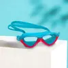 Óculos de Natação Infantis com Armação Grande para Meninos e Meninas HD Impermeáveis Antiembaçantes Óculos de Natação Óculos de Mergulho para Crianças Equipamento Profissional